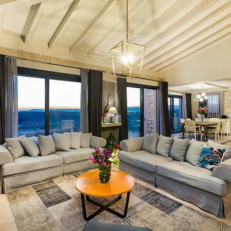 Villasunset With Sea, Chios And Sunset View Cesme