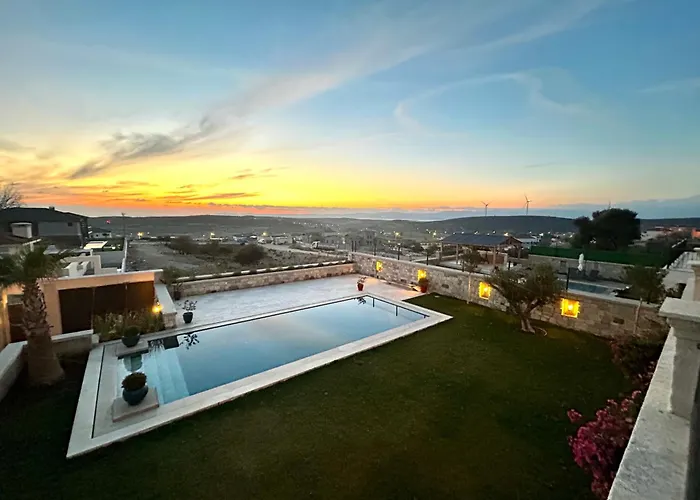 Villasunset With Sea, Chios And Sunset View Villa Çeşme