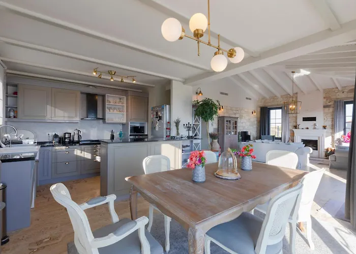 Villa Villasunset With Sea, Chios And Sunset View *